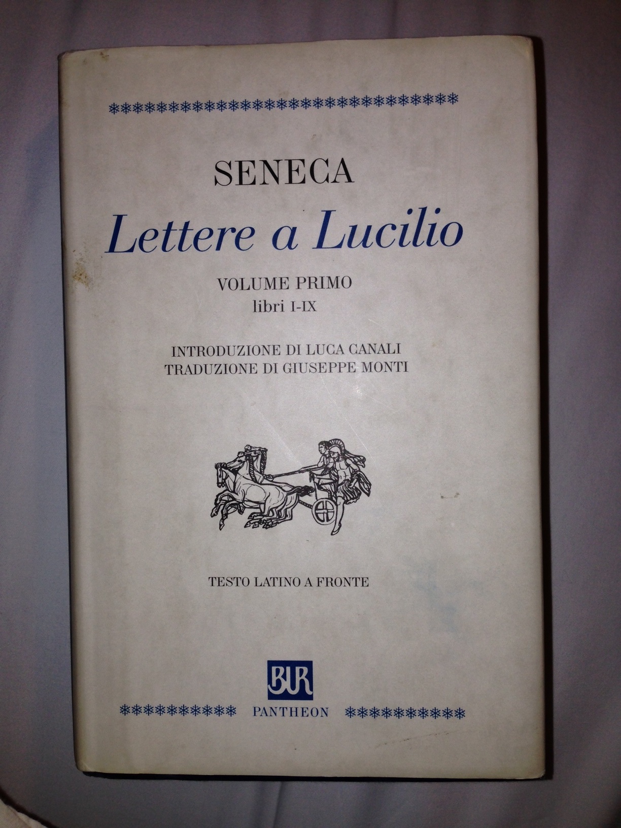 Giovedì Letterario – Lettere a Lucilio, di Lucio Anneo Seneca
